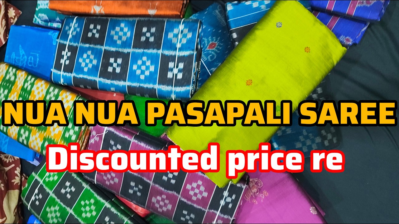 NUA NUA DESIGN RA PASAPALI SAREE !!