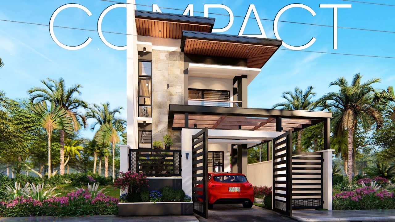 2 Storey House Design | HOME SWEET HOME | 3 BEDROOM COMPACT HOUSE