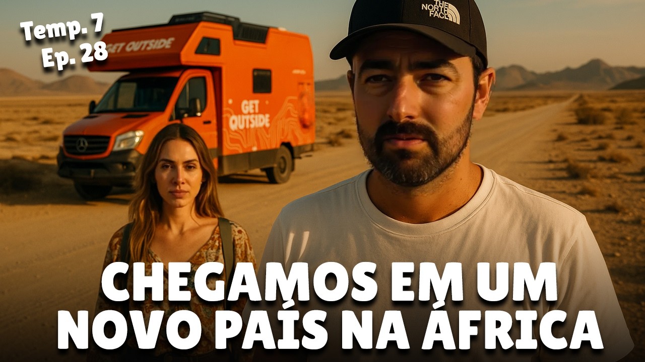 Dirigimos 800 km para chegar no pa&iacute;s mais vazio da &Aacute;frica. T7E28