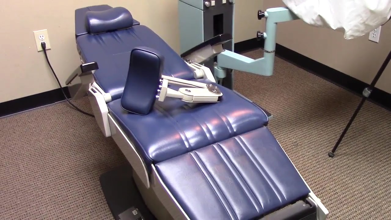 Auctioned Blue Opthamologist Power Procedure Exam Chair NorthCountyAuctions.com