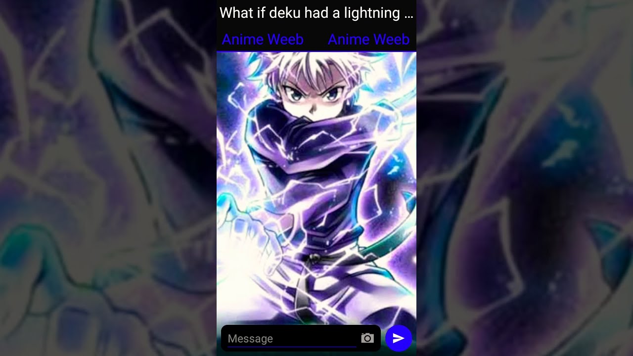 Bnha texting story || What if deku had a lightning quirk || Ep 1