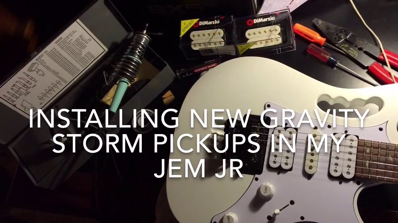 Gravity Storm pickups install