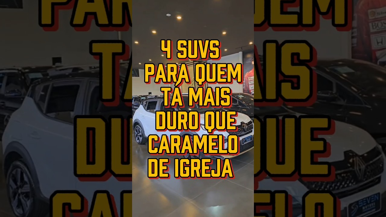 4 SUVS PRA VOC&Ecirc; QUE EST&Aacute; MAIS DURO QUE CARAMELO DE IGREJA