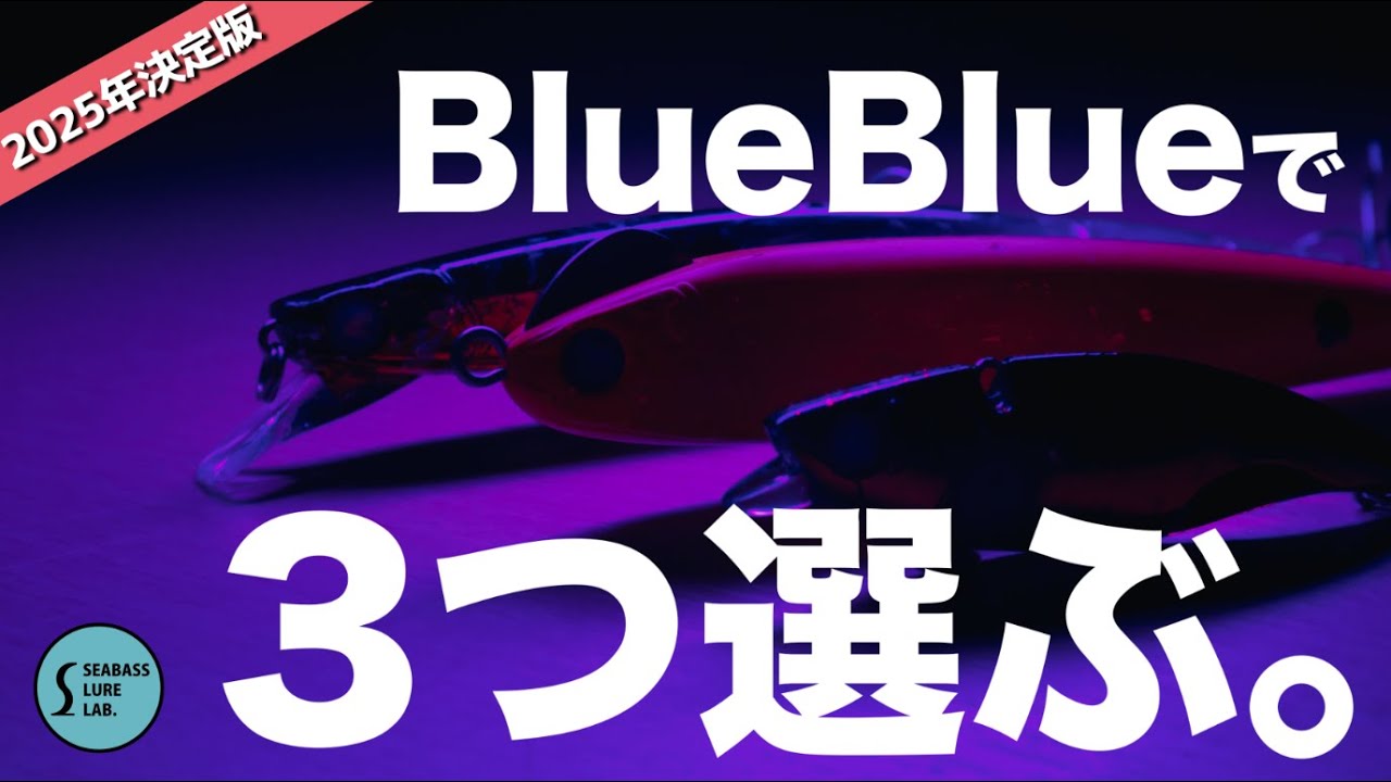 【2025年決定版】メーカー別激推しルアーBEST3！〜BlueBlue編〜【シーバス】