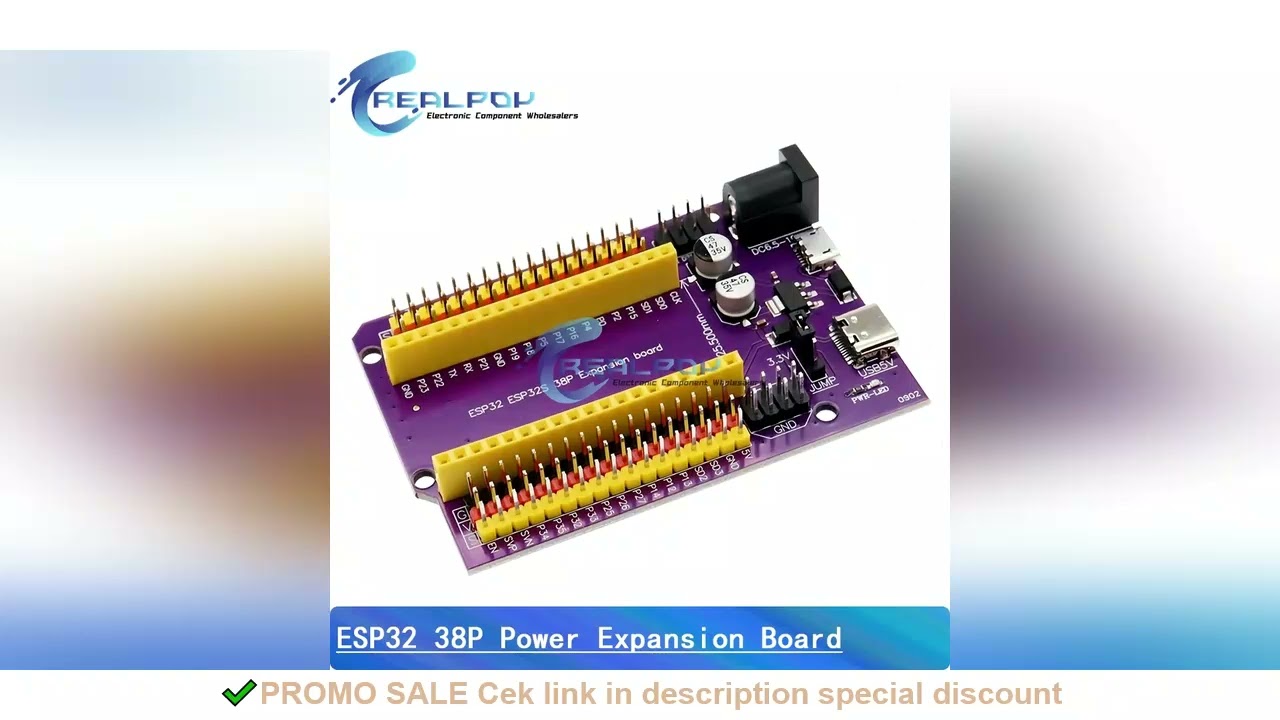 38Pin Expansion Board for ESP32 Development Board Internet of Things Wifi BT Module Dual-core CPU Lo