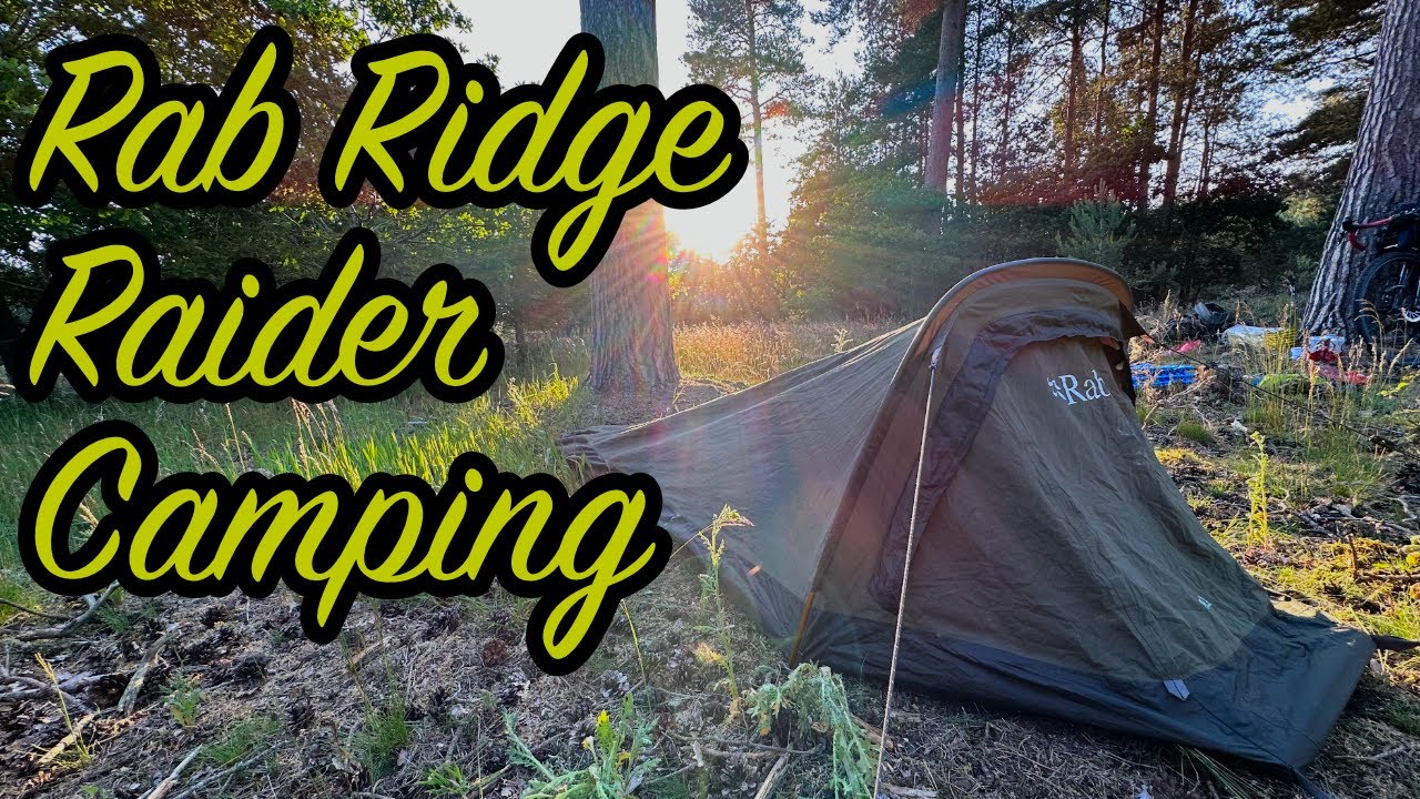 Wild camping Rab Ridge Raider Snugpack Ionosphere bivi 132