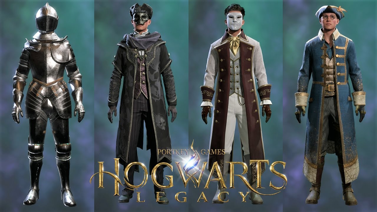 Hogwarts Legacy PS5 - All Gear / Outfits Showcase (4K 60FPS)