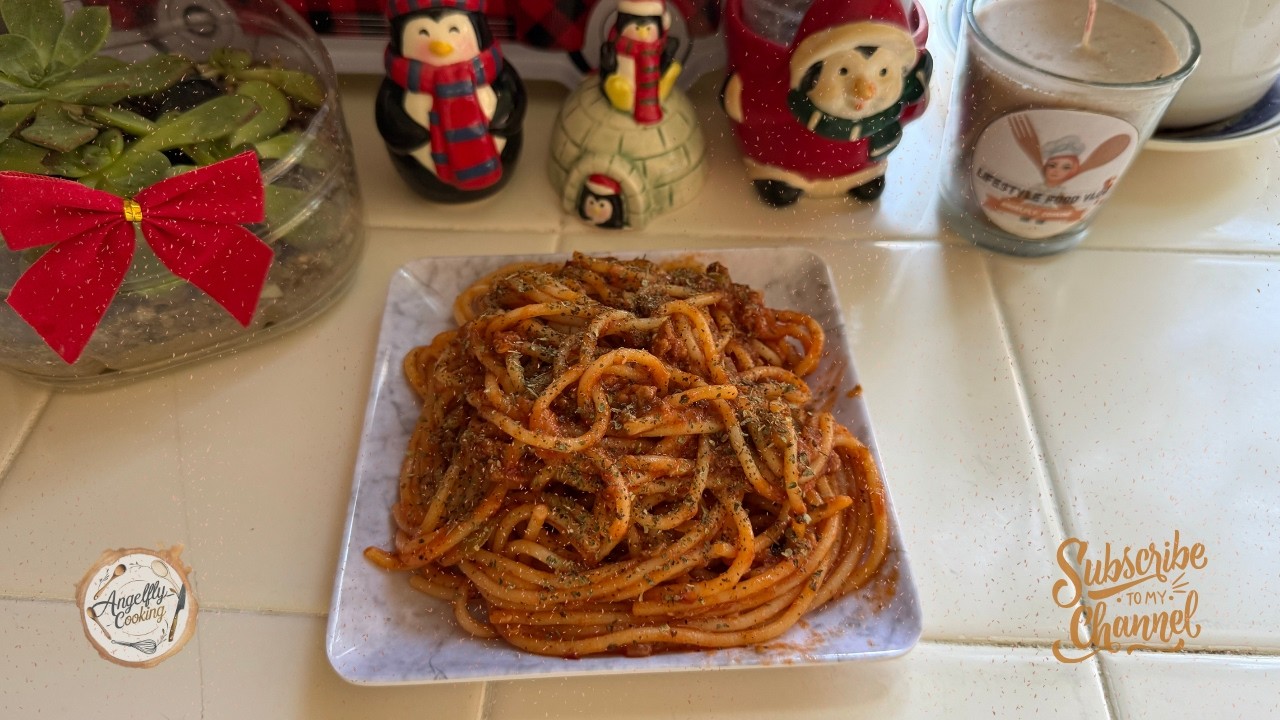 Classic Beef Spaghetti Using Organic Garofalo Pasta🇮🇹 👩‍🍳 سباغيتي باللحم الكلاسيكية