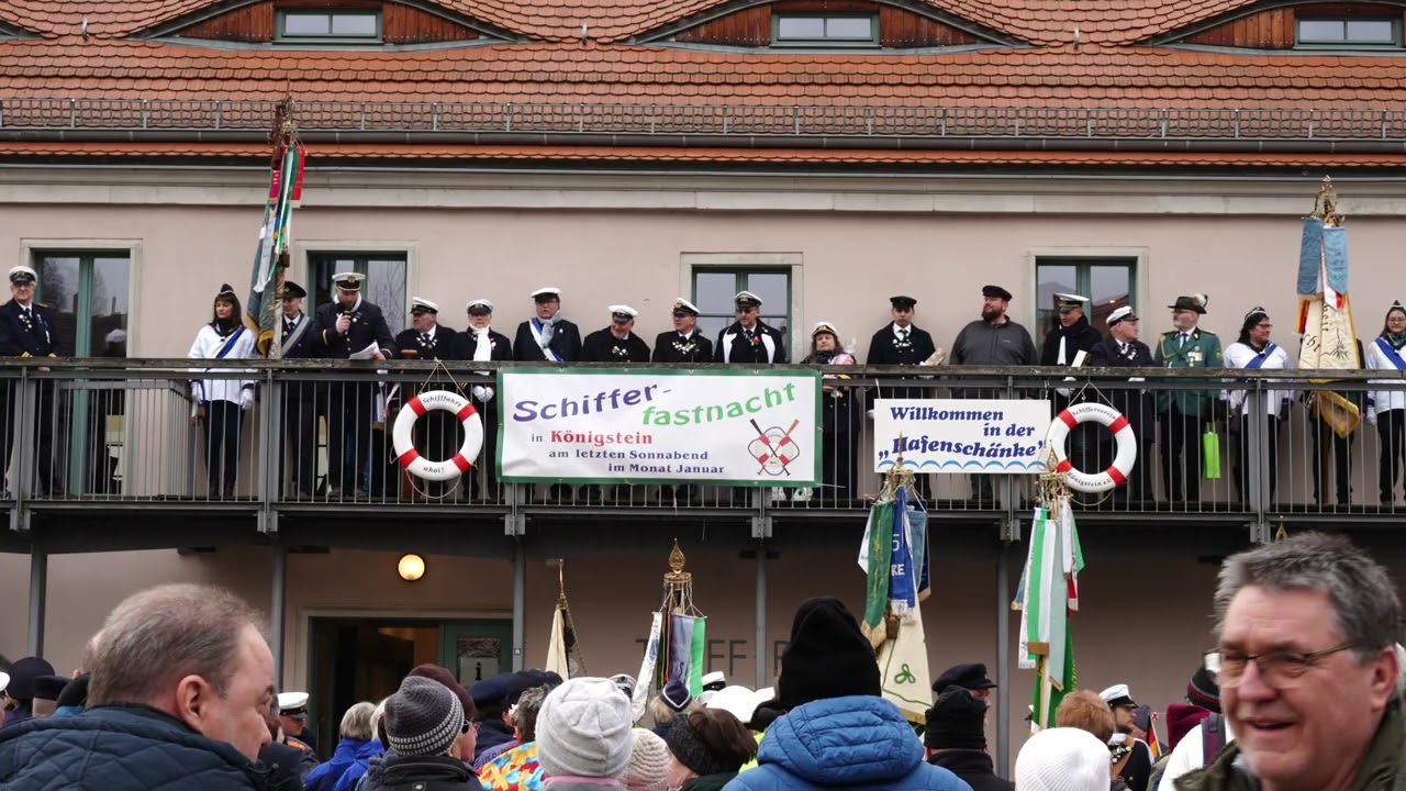 Königstein Schifferfastnacht 24.02.2026 Begrüßung der Delegationen 