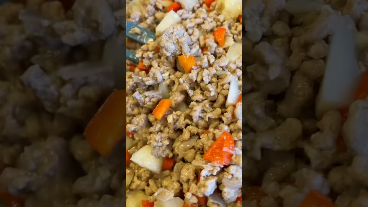 ground pork stir fry ♥️ 