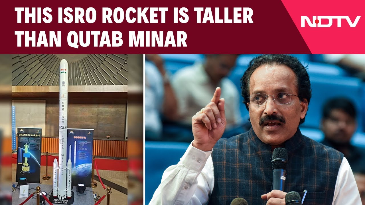 ISRO News | ISRO's New Rocket 'Soorya', At 93 Metres, Taller Than Qutab Minar