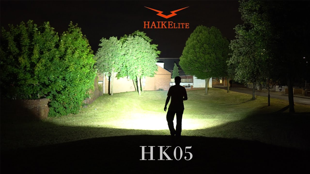 HAIKELITE HK05 30,000 lumens (1000m) flashlight with Type-C charging & discharging - 5 x SFN60 LED's
