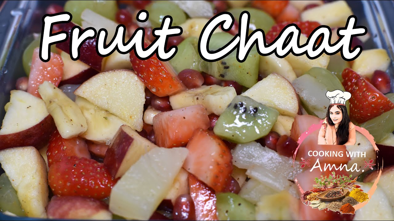 Fruit Chaat / Fruit Salad | Ramadan Special By Cooking With Amna