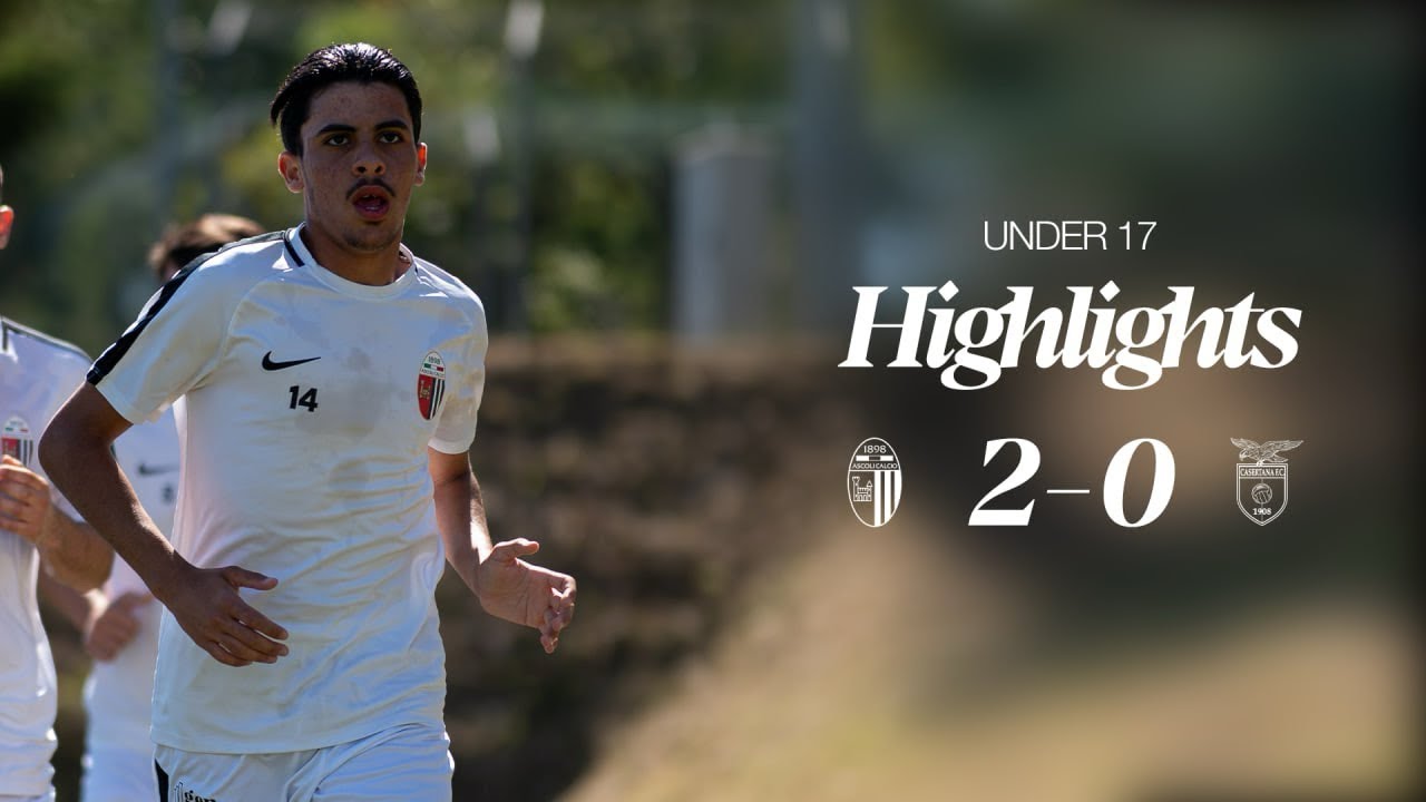Highlights Ascoli-Casertana 2-0 | Under 17 | Ascoli Calcio