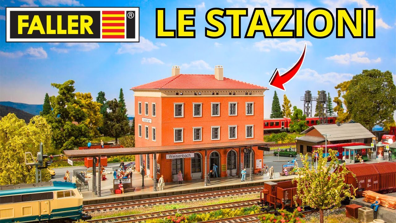 TUTTO IL CATALOGO FALLER "Le Stazioni Ferroviarie"