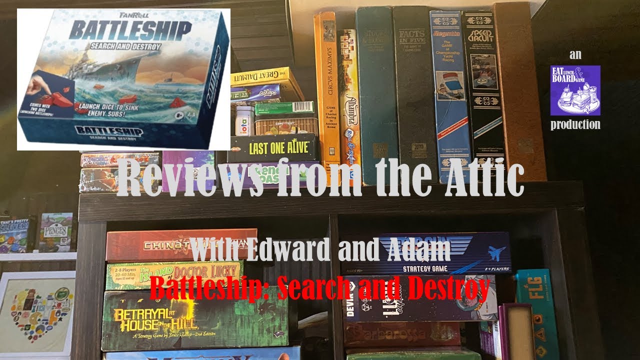 Battleship Search & Destroy - Unboxing and Review - Reviews from the Attic