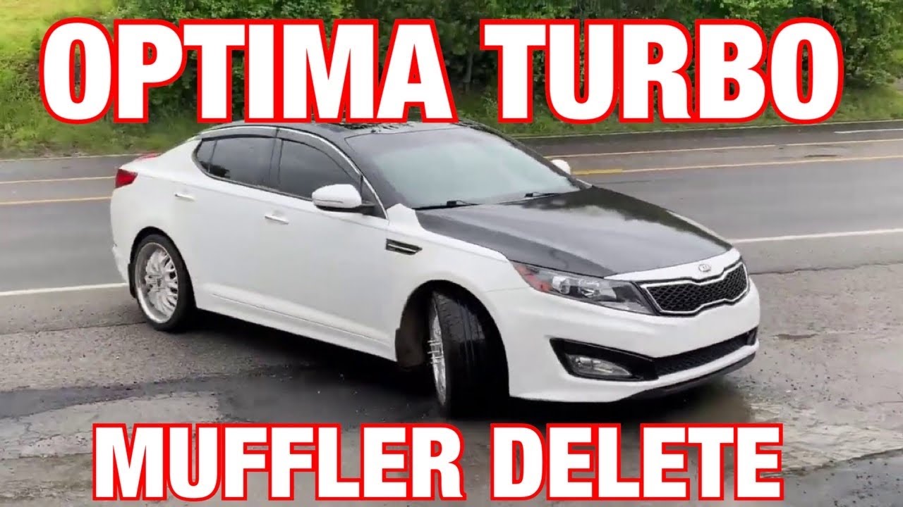 2013 Kia Optima Turbo DUAL EXHAUST w/ MUFFLER DELETE!