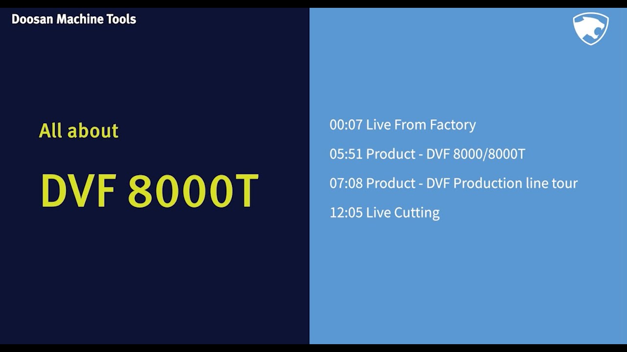 All about DVF 8000Tㅣ터닝기능 5축 머시닝센터ㅣDOOSANㅣCNCㅣ인터뷰, 실절삭 실가공