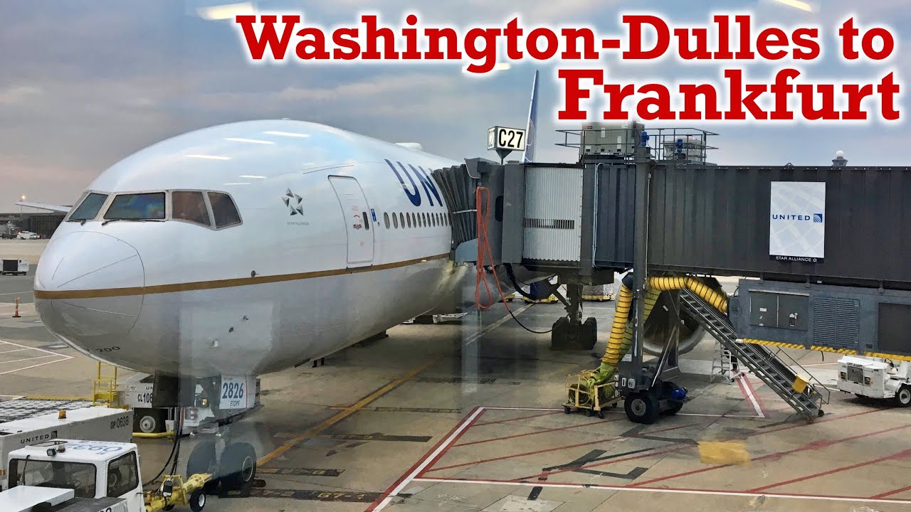 Full Flight: United Airlines B777-200 Washington-Dulles to Frankfurt (IAD-FRA)