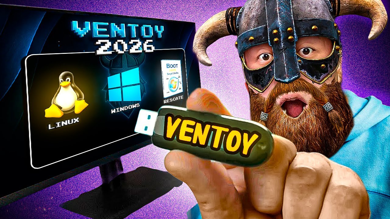 GUIA COMPLETA USB VENTOY con Windows, Linux y Rescate en UN SOLO USB ✅