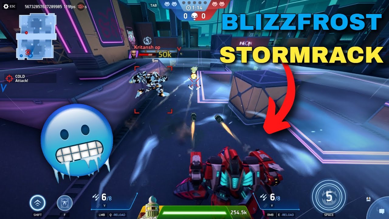 ❄️I used BLIZZFROST in hangar showdown and it's... | Mech Arena
