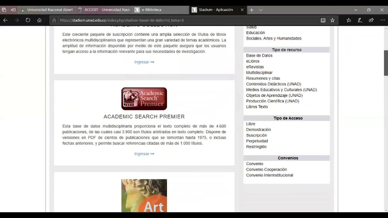 &iquest;C&oacute;mo acceder a las bases de datos de la e-biblioteca?