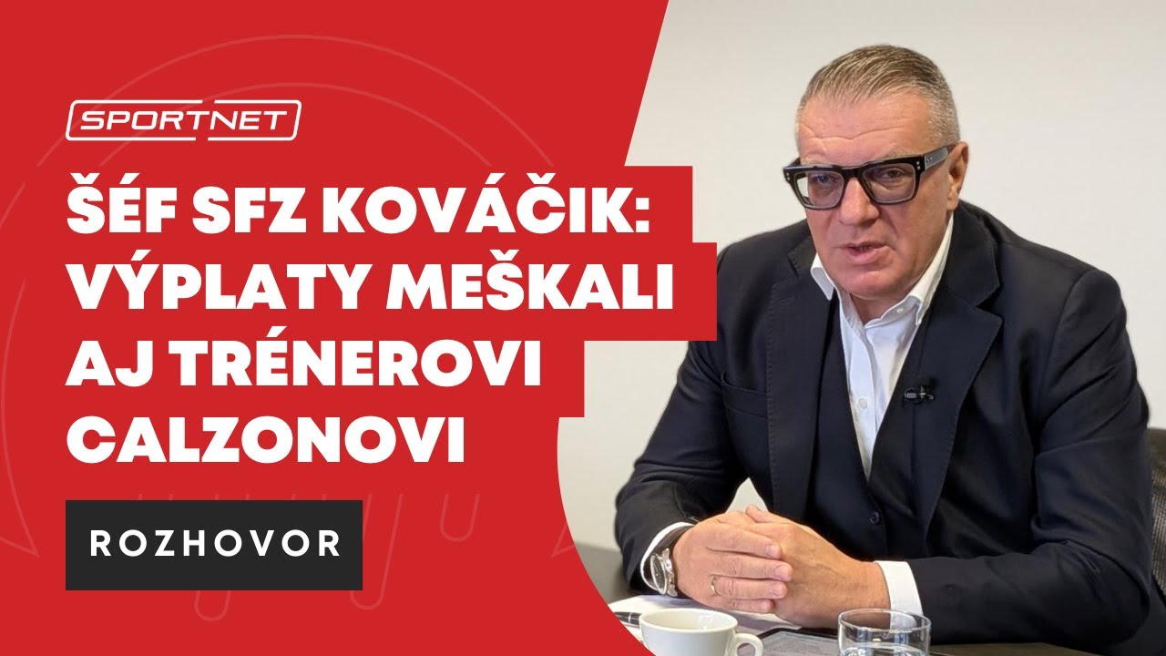 Šéf SFZ Kováčik: Výplaty meškali aj trénerovi Calzonovi