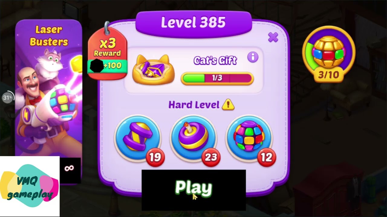 Homescapes level 382 to 390 | VMQ gameplay