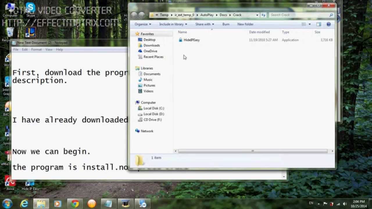 Hide IP Easy+crack install