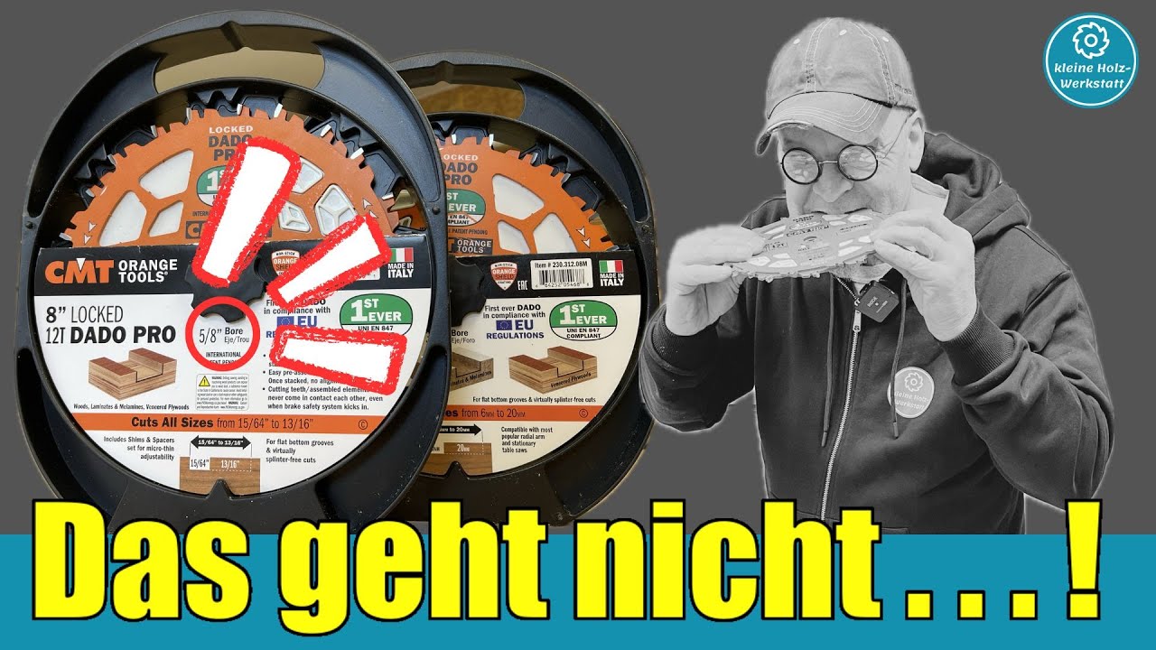 Dado Blades in Zoll?⏐ So klappt's trotzdem mit den Nuten in Millimeter⏐kleine holzwerkstatt