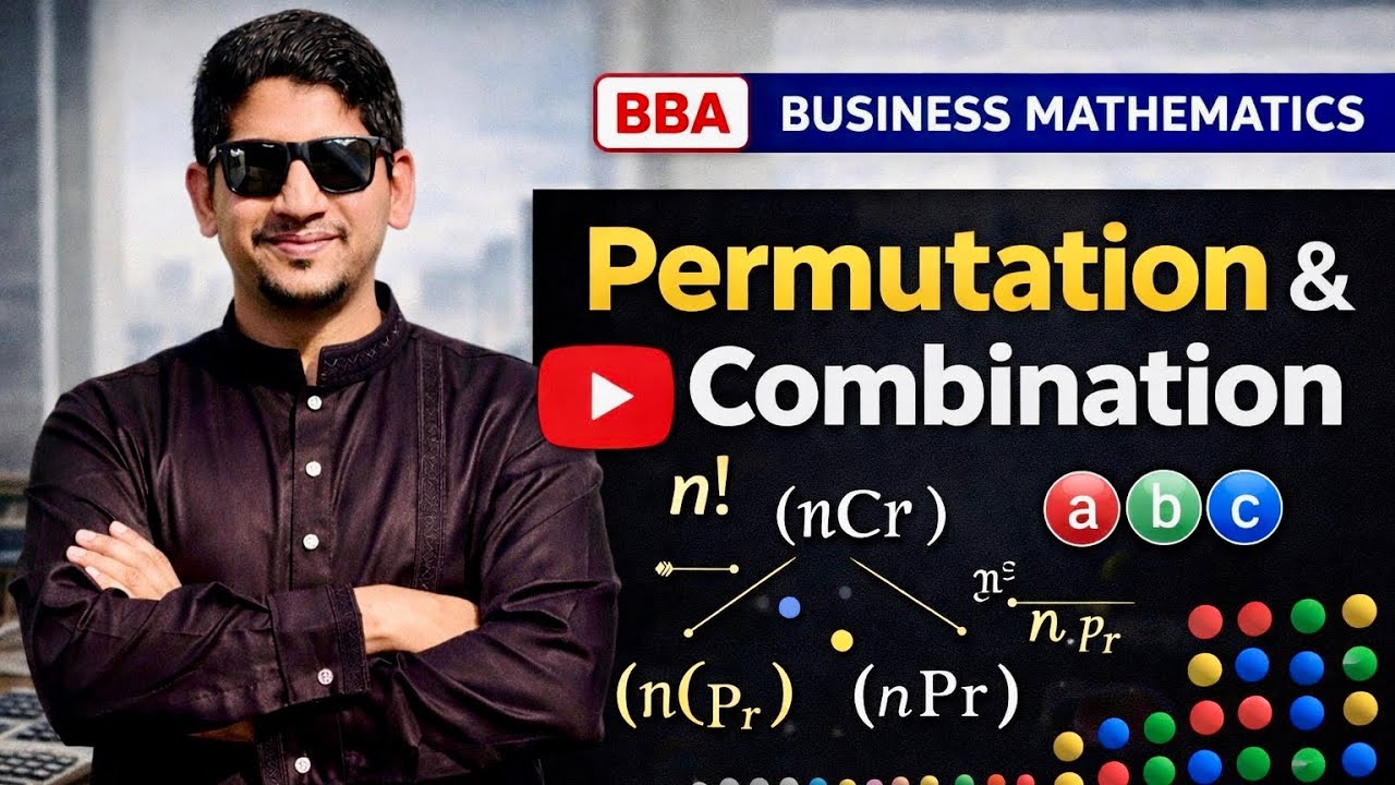 Permutation & Combination ১ ভিডিওতেই শেষ! | BBA Math Easy Bangla | nPr nCr | Business Mathematics 