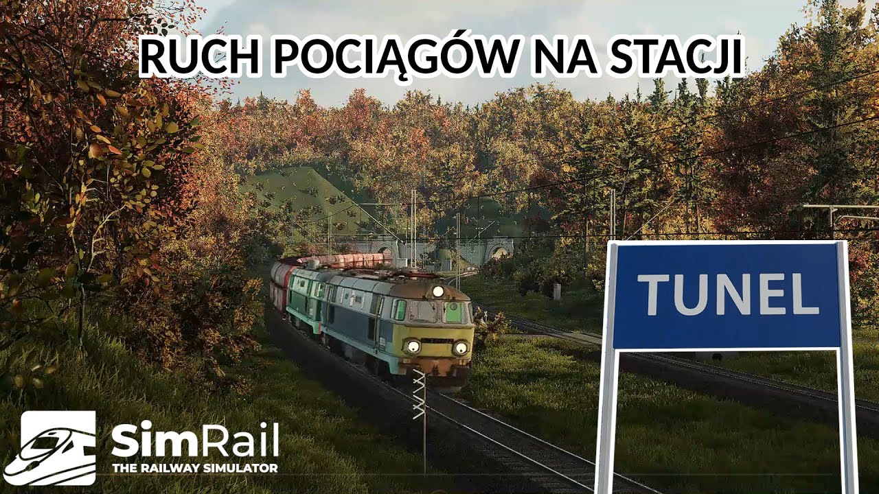 Simrail | Ruch pociągów na stacji TUNEL