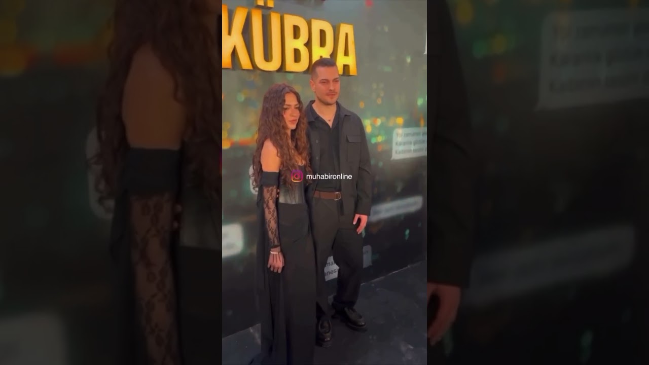 Чагатай Улусой и Аслыхан Мальбора на премьере сериала 