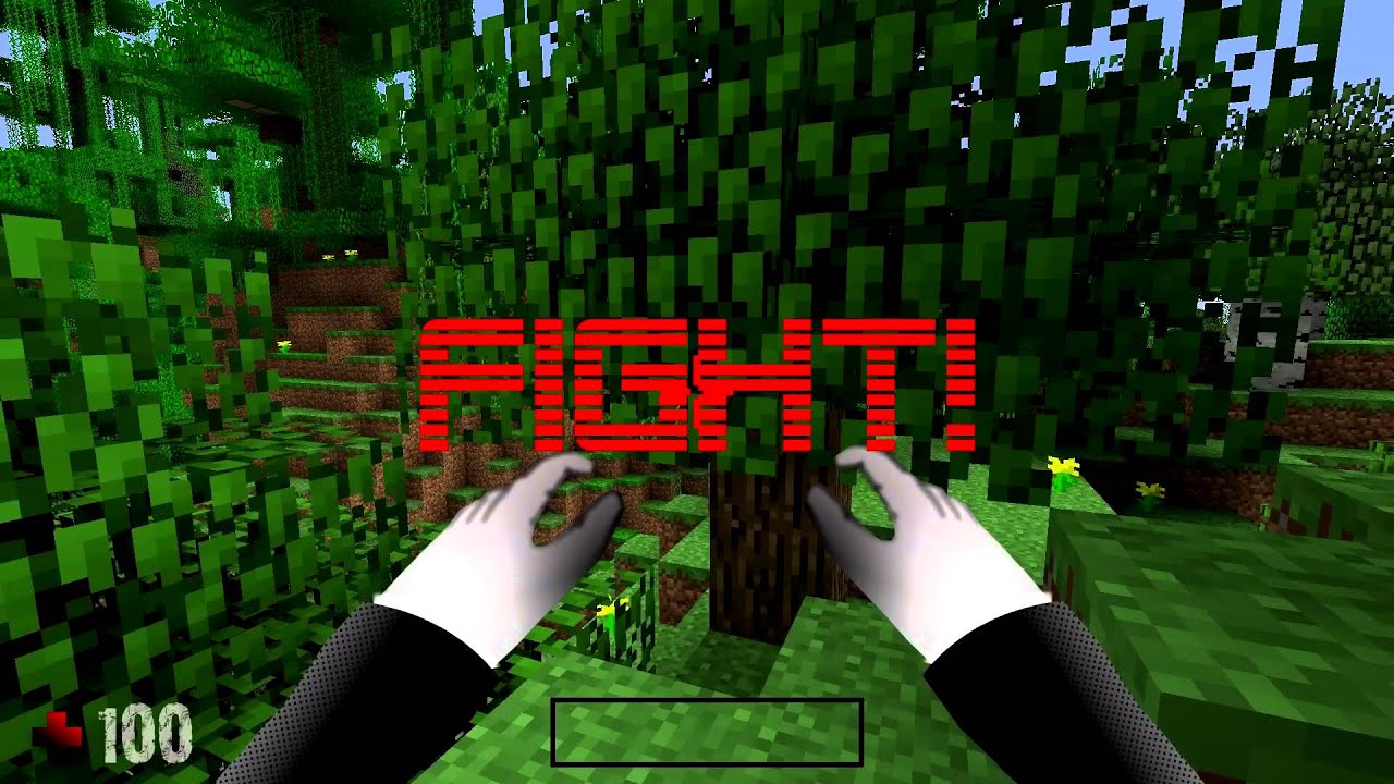 GAME BATTLE - SLENDER VS. MINECRAFT GUY - 