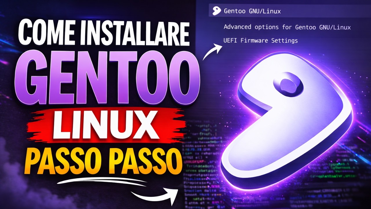 Installare Gentoo Linux da Zero - Guida Semplificata - AFK PASSO PASSO