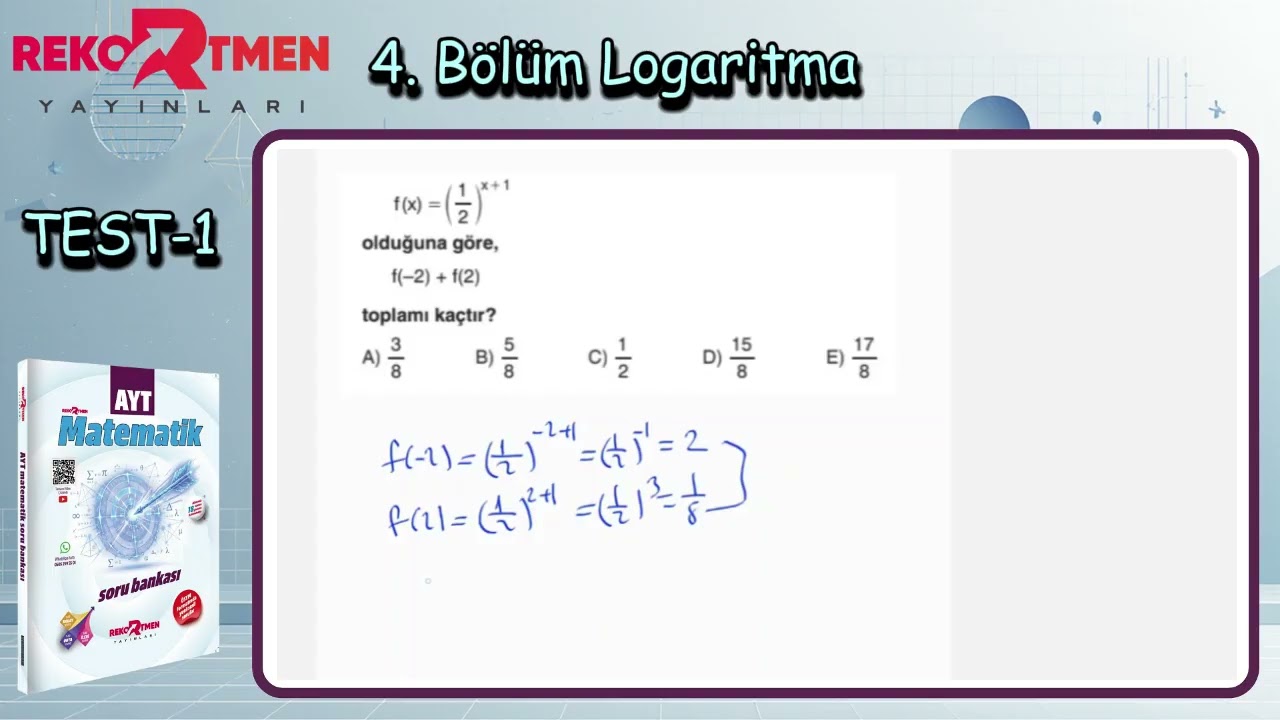4. Bölüm Logaritma Test 1