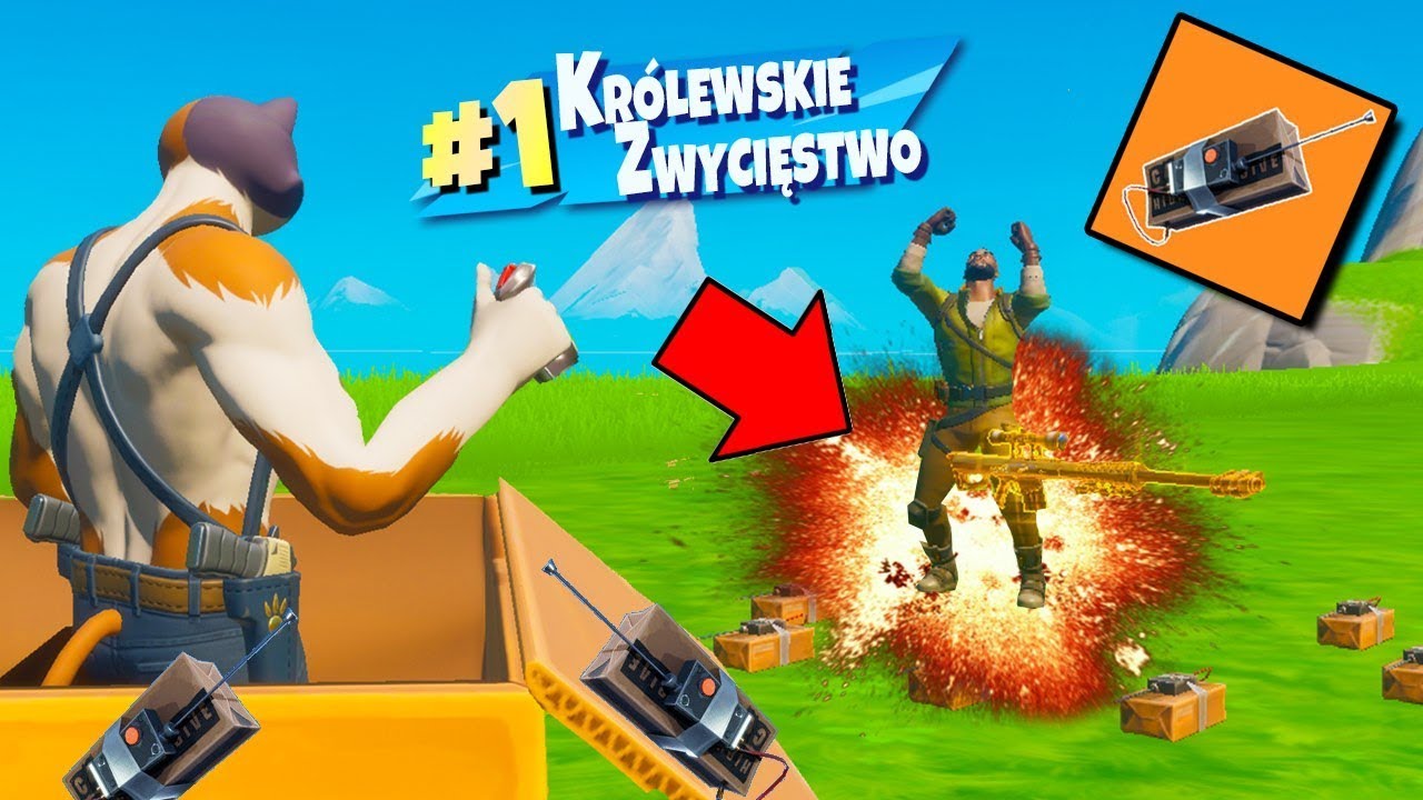 Nooby VS C4 PUŁAPKA! 😂 Trolluję Graczy z Kartonu w Sezonie 2 Fortnite