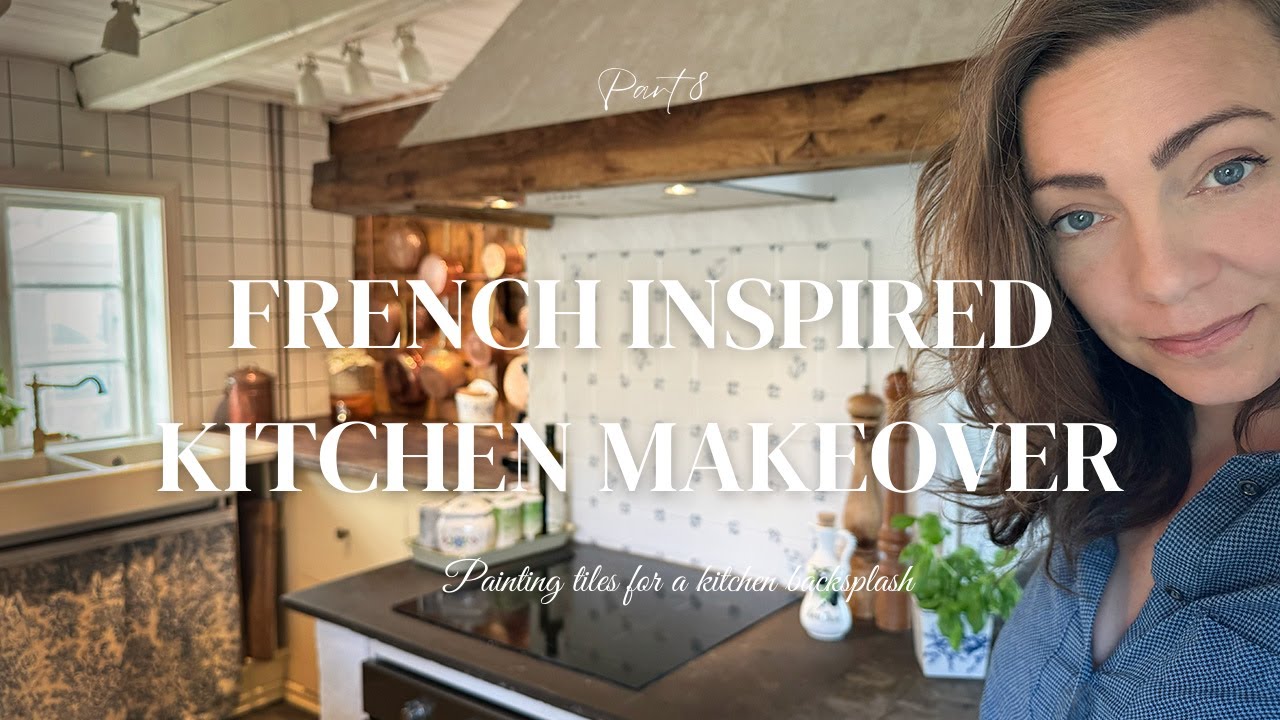 Apple Picking & Cider Making + DIY French-StyleTile Painting for a Kitchen Backsplash