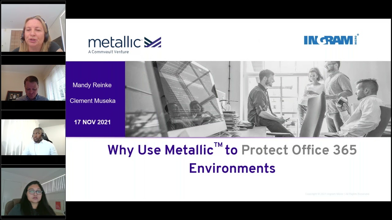 Commvault: Using Metallic to Protect Office 365 Environments