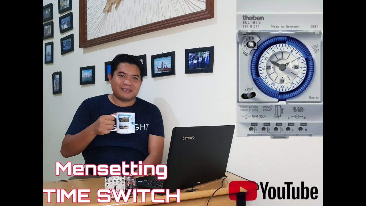 Mensetting Time Switch Untuk Penerangan (Theben)