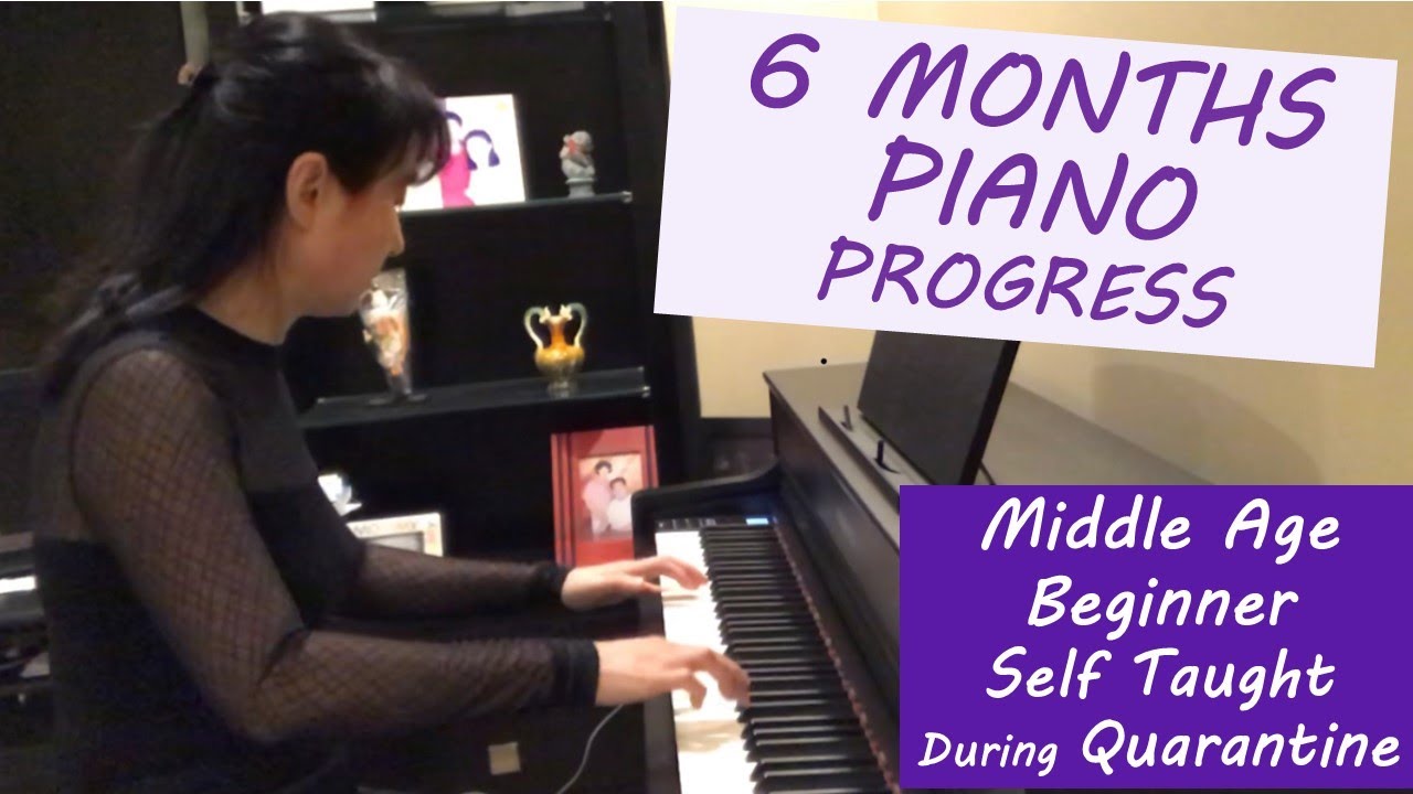 Adult Beginner Piano Progress-- During Quarantine (Part1)A Comme Amour秋日私语  Mariage d'Amour 梦中的婚礼