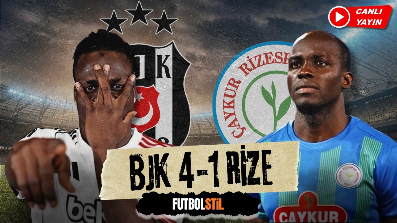 🔴 Beşiktaş 4-1 Rizespor Maçı CANLI | Kartal Derbiye Hazır! | Kupada Farklı Galibiyet!