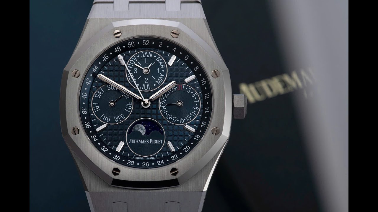 Audemars Piguet Royal Oak 26574ST Perpetual Calendar Blue Dial
