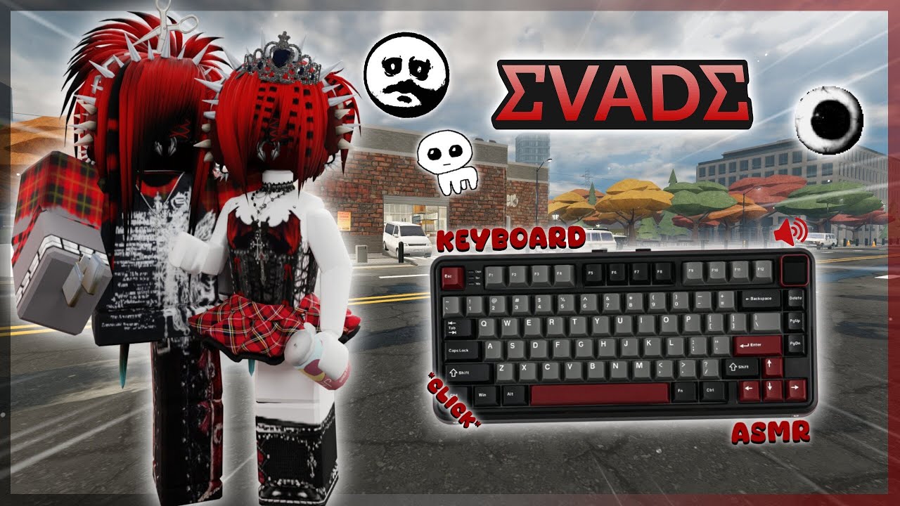 *CREAMY* ROBLOX EVADE KEYBOARD ASMR