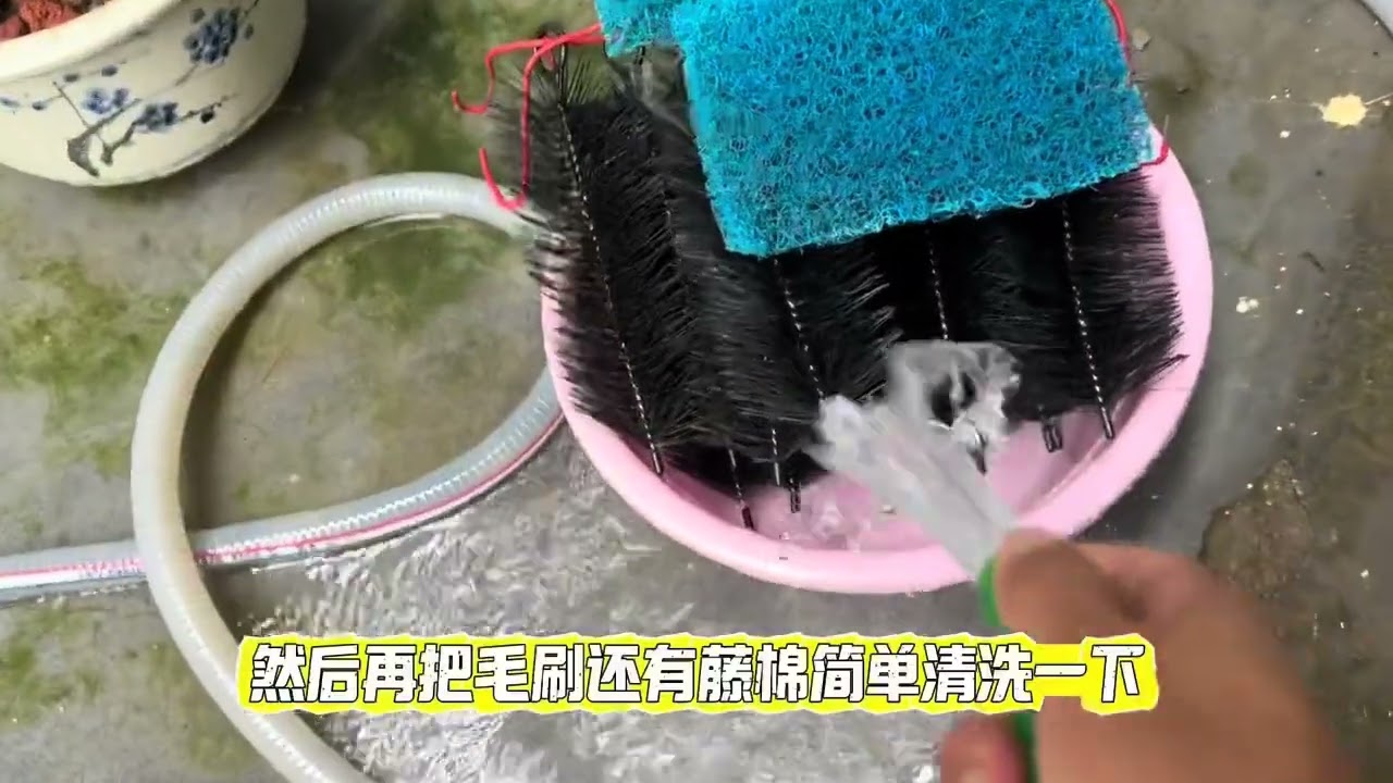 水缸沉淀桶制作过程，鱼缸沉淀桶过滤系统#鱼缸过滤 #沉淀桶