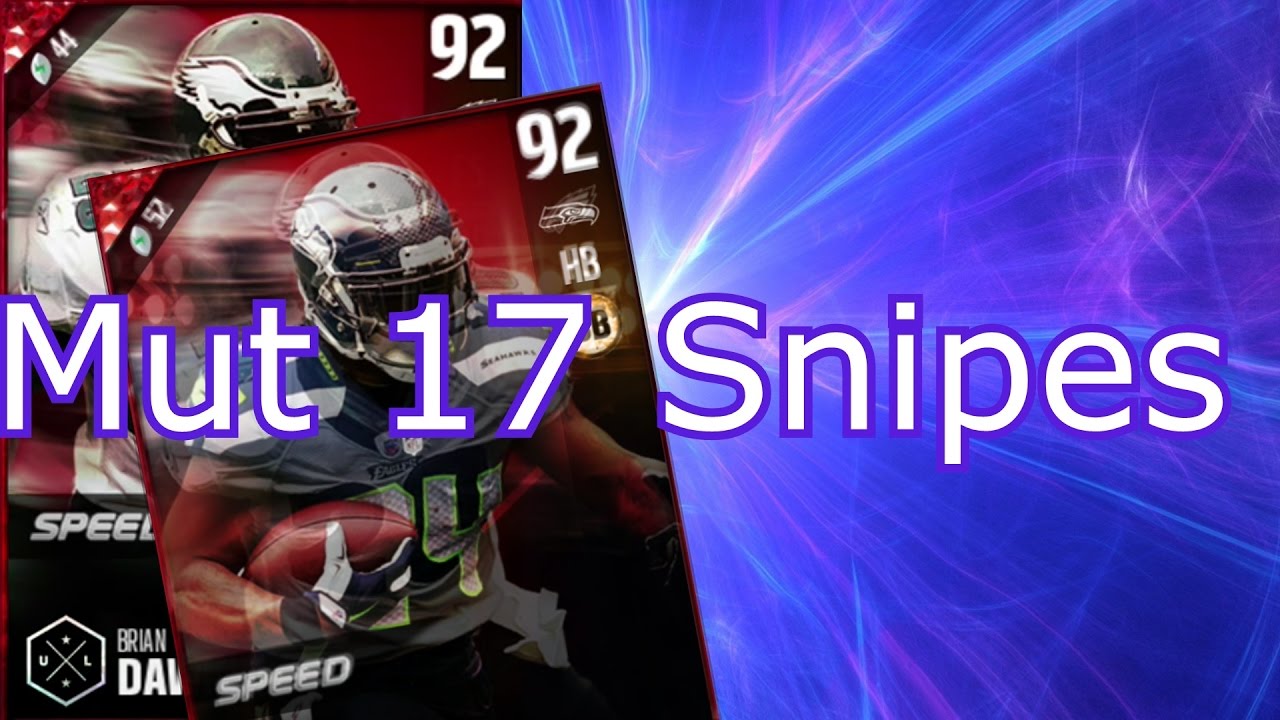 Mut 17 Snipes Of The Week !