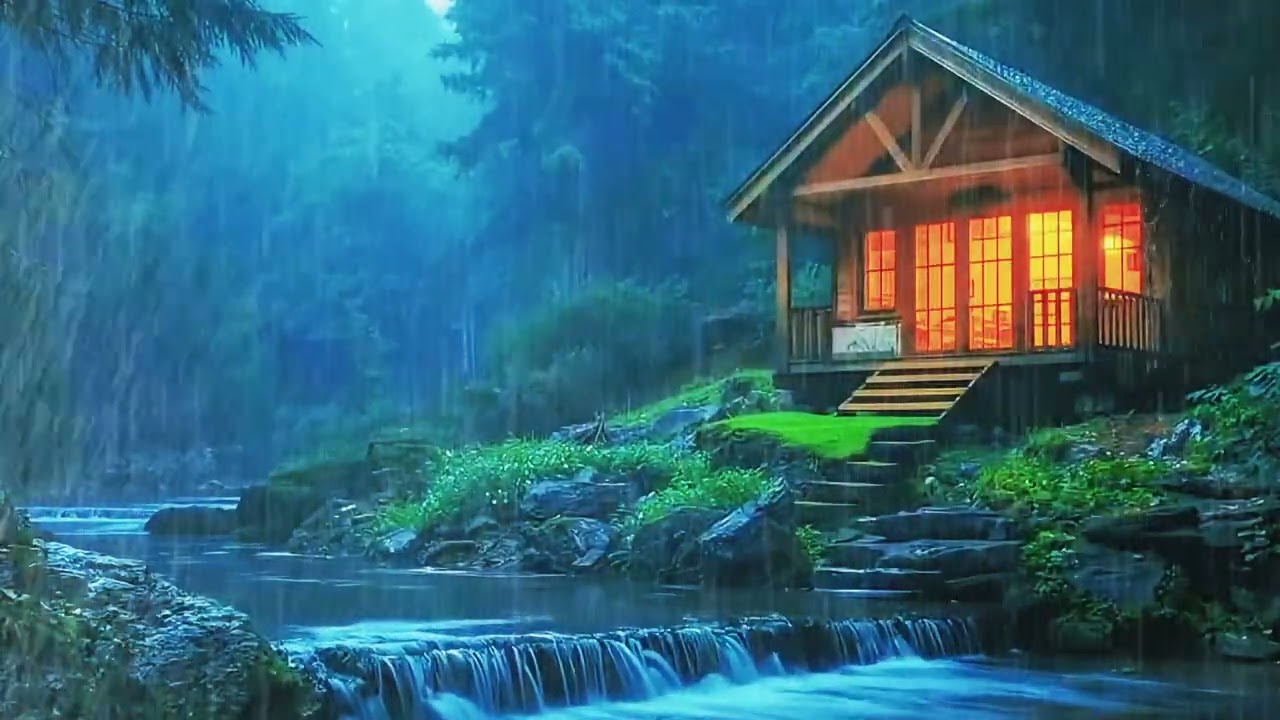 Silent Forest Night Rain | Fall Asleep in 5 Minutes – Deep Sleep Rain Sounds