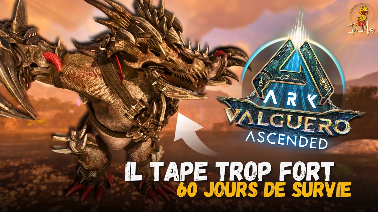 J’ai survécu 60 jours sur Valguero - L'Ossidon est un monstre de puissance | ARK Ascended