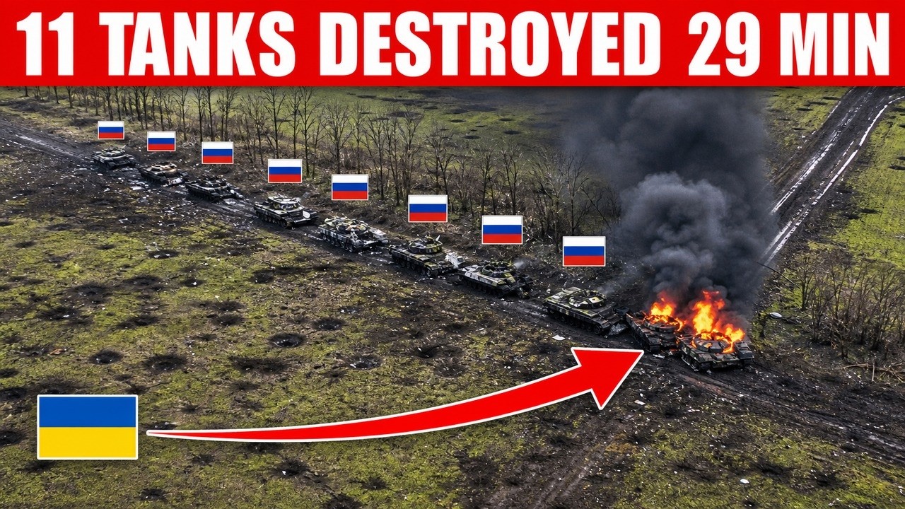 Russia Tried Tank Taxis at Petropavlivka &mdash; 11 Destroyed in 29 Minutes