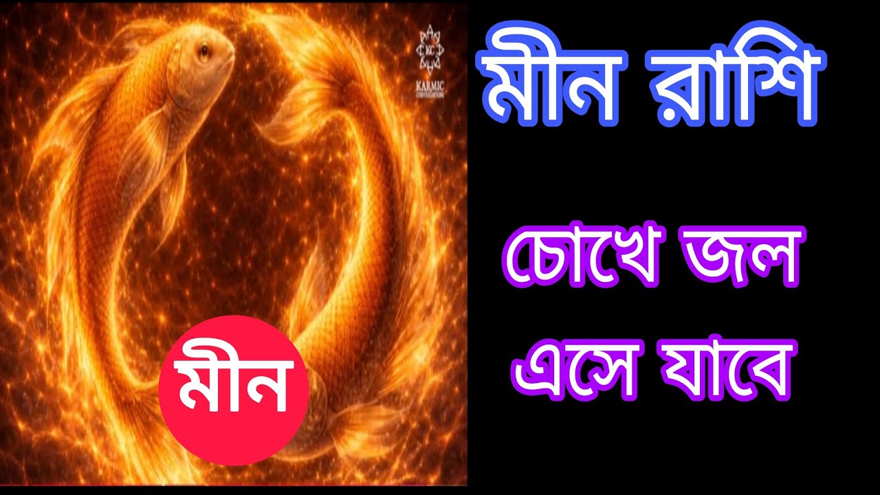 🔥 মীন রাশির  জন্য সুখবর,,,মীন রাশি ফল 🔥 মীন রাশির শুভ সময় কখন???